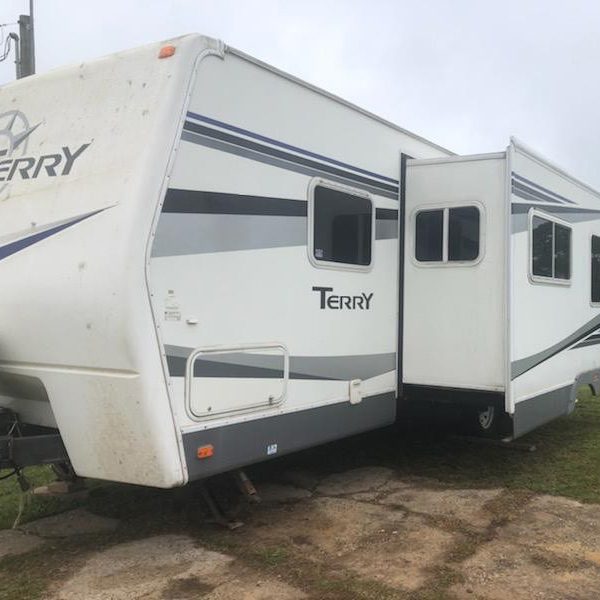 RV parked near Longview